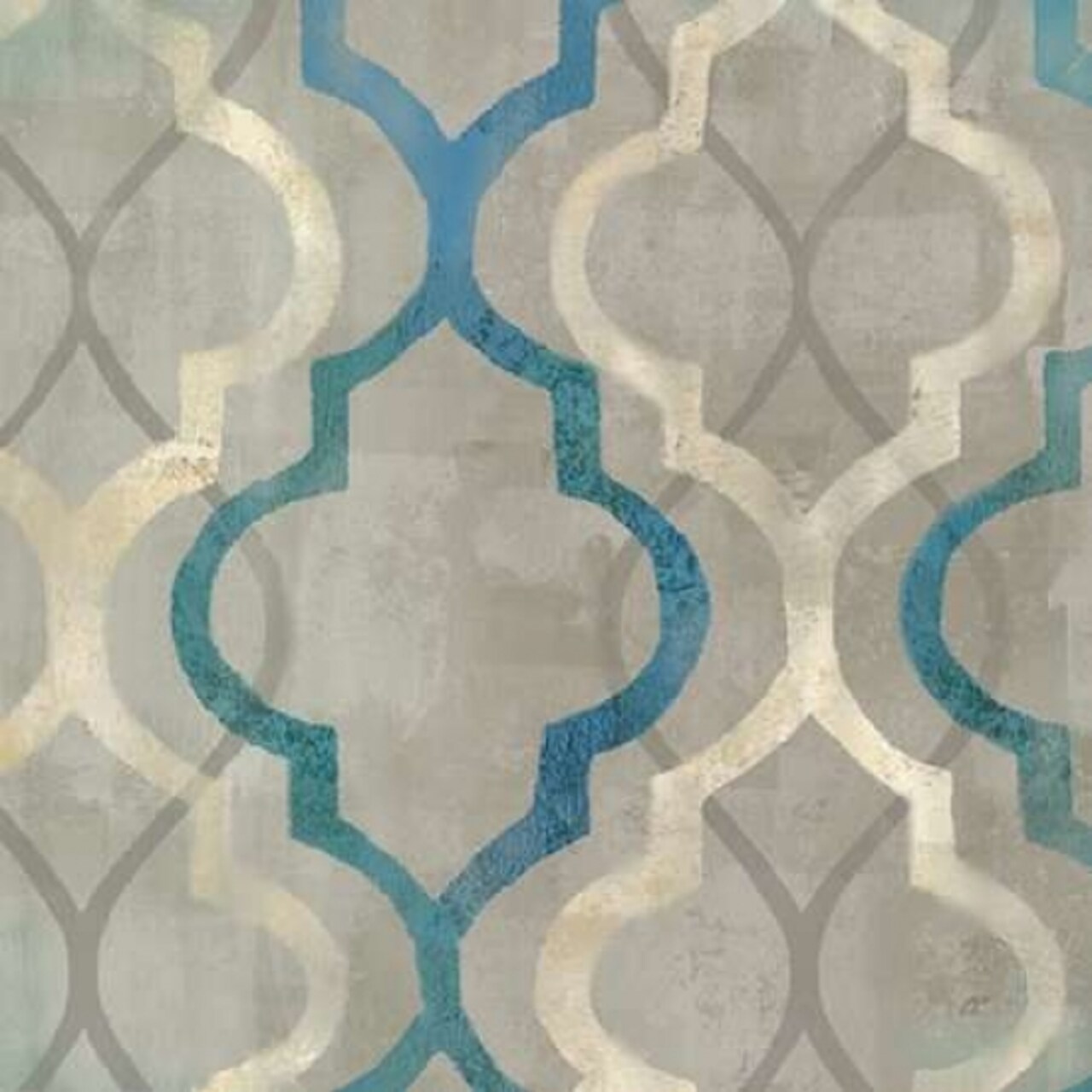 Abstract Waves Blue-Gray Tiles III Poster Print by Cynthia Coulter - Item # VARPDXRB8112CC